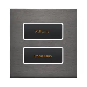 Orbita Wall Switch Panal Wallpad Switch 86*86mm GRMS/RCU12v OEM/ODM hotel apartment wall switches