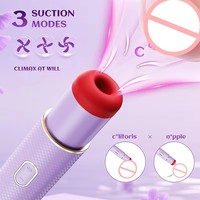Neuer Multifunktionaler Mini-Lippenstift-Vibrator 3-in-1 mit 10 Vibrationsmodi Klitoris- und Brustwarzen-Stimulator für Frauen