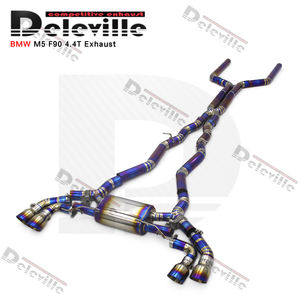 Tubos de escape de aleación de titanio Deleville para <span class=keywords><strong>BMW</strong></span> <span class=keywords><strong>X7</strong></span> <span class=keywords><strong>M50</strong></span> M60 4.4TT G05 2020-2023 silenciador válvula de escape sistema de escape Catback - Product Image 6