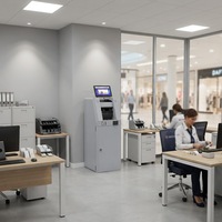 Fournisseur international d'équipements de paiement en espèces |   Terminal intelligent avec service et support OEM Jinrui CDM-9000A, machine de dépôt d'espèces