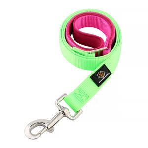 Correa de nailon con relleno de neopreno para mascotas, accesorio transpirable de colores variados - Product Image 3
