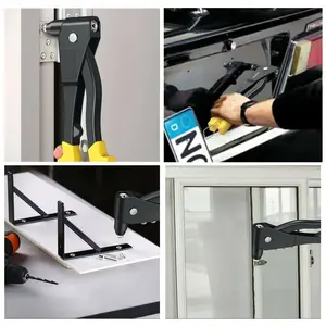 Ensemble de rivets en aluminium de 200 pièces, riveteuse robuste, <span class=keywords><strong>pince</strong></span> à rivets aveugles, outils de bricolage pour l'automobile - Product Image 5