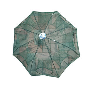 2025 pliable parapluie pêche appât piège coulé crevettes crabe Pot écrevisses filets de pêche petite <span class=keywords><strong>maille</strong></span> homard pièges cage de pêche - Product Image 5