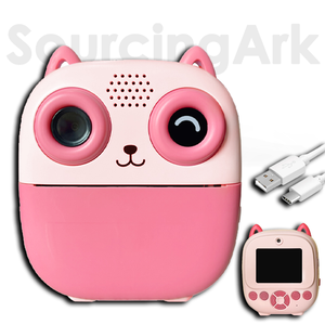 Search Sourcingark Kidiway Kids <b>Camera</b> 2.4 Inch Screen HD <b>Print</b> Photo Instant Printer Cat Design for Children 3-6 Years S5 - Product Image 1