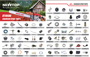 عمود مرفق صناعي أصلي (OEM) لقطع غيار منشار سلسلة <span class=keywords><strong>070</strong></span> MS070، موديل NT10500، محرك 105 سي سي يعمل بالبنزين، قضيب توجيه 36 بوصة - Product Image 3