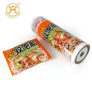 Customized Food Snack Noodle Instant Noodles Seasonings Mylar Plastic Moisture Proof Easy Tear Composite Packaging Roll Film