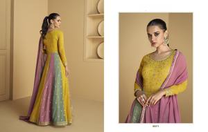 ชุดคลุม Anarkali สำหรับเจ้าสาวและเด็กผู้หญิงเครื่องแต่งกายชาติพันธุ์สำหรับโอกาสพิเศษ - Product Image 3