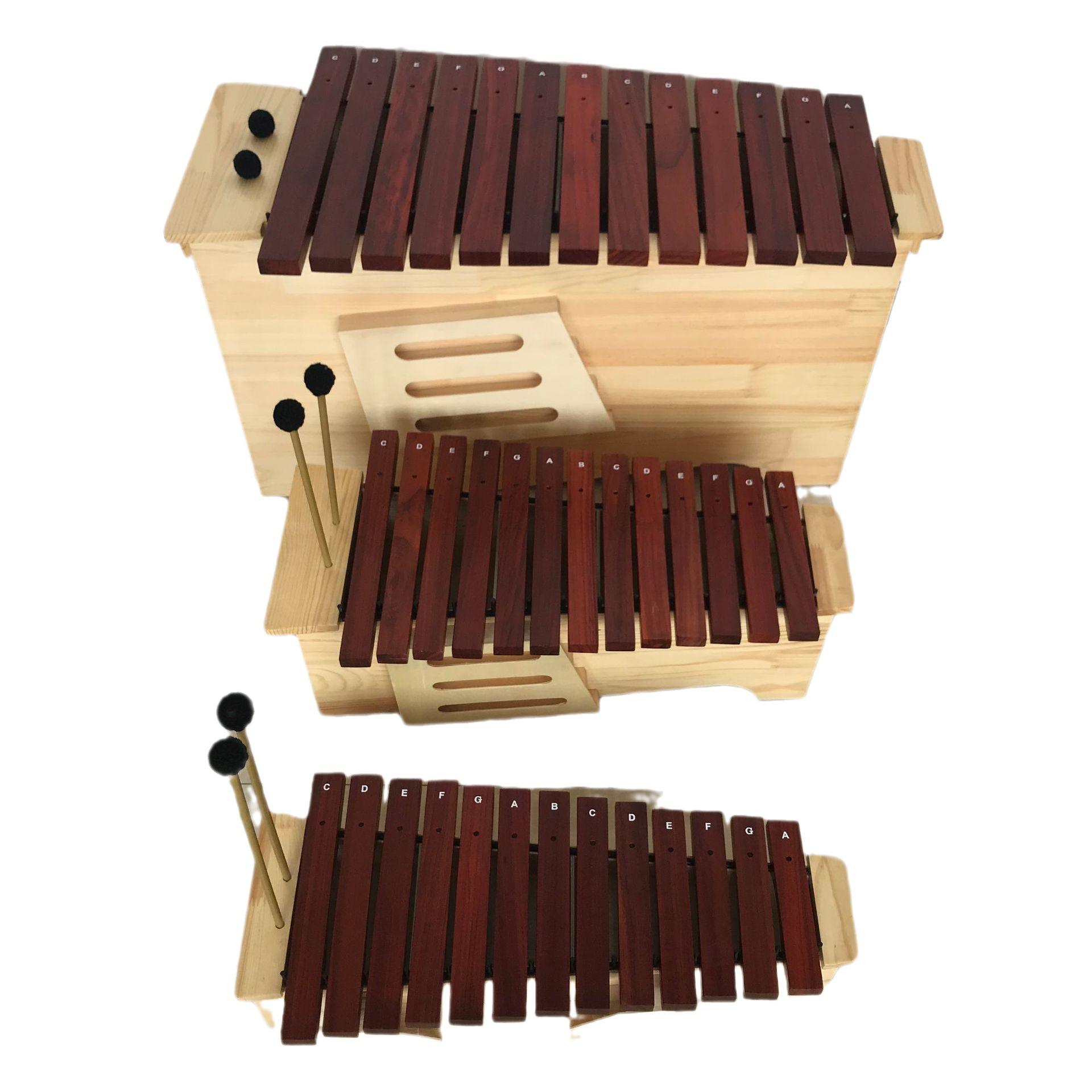 Percussion Instrument 13 Note Xylophone Can Optional High Pitched