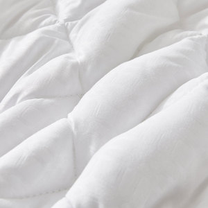 Wholesale Plain <strong>Single</strong> Quilted Washable Cotton Mattress Cover Stain Resistant Waterproof Mattress <strong>Protector</strong> - Product Image 3