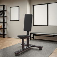 Prix de gros Banc plat en métal Tabouret de fitness Banc d'haltères pliable Taille personnalisée pour la musculation