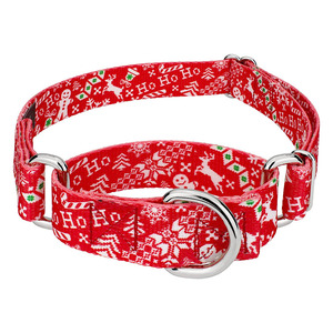 Custom Verstelbare Vakantie Hond Martingale Kraag Kerst Huisdier Halsband Feestelijke Hondenhalsband - Product Image 1