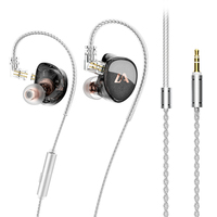 Écouteurs intra-auriculaires hybrides professionnels filaires pour la musique HiFi, les jeux, les musiciens et le monitoring de scène