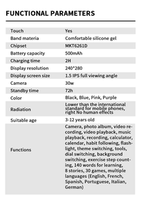 Toddler Smart <strong>Watch</strong> with Educational Games Toys Gifts Ideas <strong>for</strong> Girls 3 4 <strong>5</strong> 6 7 8 <strong>Year</strong> <strong>Old</strong> Christmas Stocking Stuffers <strong>for</strong> Kids - Product Image 6