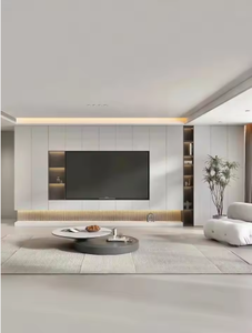 Niche au sol EX626 Art Déco en acier inoxydable étanche avec étagère en verre pour l'intérieur des halls d'hôtel - Product Image 3