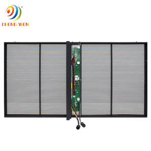 P3.91-7.81 1000*500mm jendela kaca LED transparan Display Video iklan Media toko ritel mal belanja Lift - Product Image 3