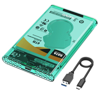 Carcasa MAIWO para Disco Duro de 2.5 Pulgadas Tipo-C, USB-C, SATA, de Plástico, con Bolsas para Laptop y PC