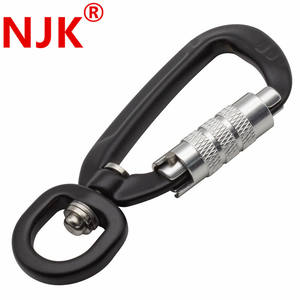 C601S1H3 venta al por mayor bajo <span class=keywords><strong>precio</strong></span> llavero resistente mosquetón giratorio gancho Clip hebilla aluminio 4KN correa <span class=keywords><strong>de</strong></span> perro mosquetón - Product Image 3