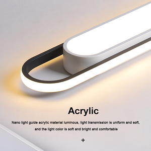 Ceil-Lámpara <span class=keywords><strong>Led</strong></span> <span class=keywords><strong>Rectangular</strong></span> para <span class=keywords><strong>cocina</strong></span>, lámpara de techo moderna con Sensor para dormitorio y comedor, decoración del hogar - Product Image 5