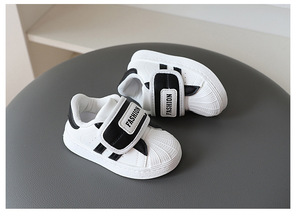 Baskets pour enfants printemps et automne nouvelles baskets décontractées pour garçons chaussures de <span class=keywords><strong>basket</strong></span>-ball basses chaussures bébé à semelle souple - Product Image 3