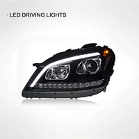 Phares LED modifiés pour Mercedes-Benz ML350 W164, phares LED DRL, clignotants, feux de route, 12V