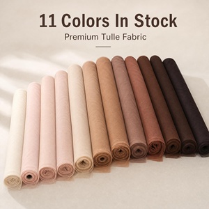Naked Skin Brown 30D Non-Stretch Corset <strong>Mesh</strong> Nylon Soft Sheer Strong Transparent <strong>Corsetry</strong> Net Tulle Dress Lining Lace Fabric - Product Image 3