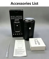 Diffuseur d'aromathérapie portable mini 10 ml pour voiture, sans eau, silencieux, diffuseur d'huiles essentielles de bureau