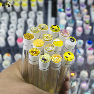 Hilda-mini brosse à cils jaune, <span class=keywords><strong>tube</strong></span> de bijoux, en silicone, baguette à mascara, <span class=keywords><strong>tube</strong></span> à <span class=keywords><strong>essai</strong></span> en plastique - Product Image 4