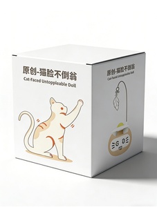 Juguete Moderno de Plástico <span class=keywords><strong>con</strong></span> Diseño de Gato de Dibujos Animados, Resistente a Mordidas, Ecológico y Automático para <span class=keywords><strong>Gatitos</strong></span> y Cachorros - Product Image 6