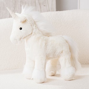 Peluche Unicorno Personalizzato 2026, Giocattoli Cavallo di Peluche All'ingrosso, Bambola Unicorno Pony Confortante per <span class=keywords><strong>Bambini</strong></span>, Regalo di Compleanno - Product Image 2