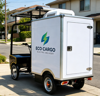 Mini-vélo cargo, Quadricycle électrique à 4 roues, Vélo cargo à forte capacité de charge