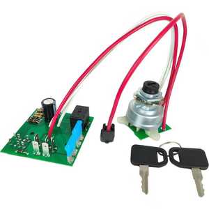 Am131841 Ignition <b>Switch</b> For John Deere Tractors One <b>Touch</b> Start With Key And Wiring Harness - Product Image 5