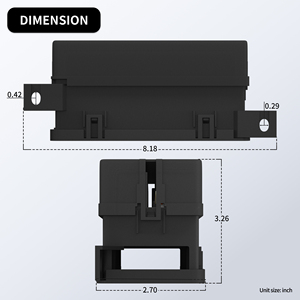 Boîtier de fusibles et de relais pré-câblé 11 voies 12V étanche pour automobile avec 6 prises de relais 4 broches et 11 emplacements de fusibles ATC/ATO - Product Image 2