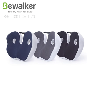 Bewalker Ergonomic Ghế mềm Đệm Bộ nhớ bọt xương cụt giảm đau chống trượt biểu tượng tùy chỉnh hộp màu gối thắt lưng đệm - Product Image 5