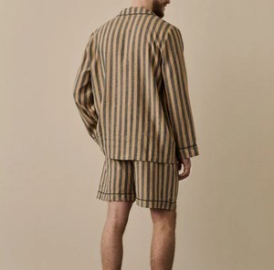 <span class=keywords><strong>Pigiama</strong></span> da <span class=keywords><strong>Uomo</strong></span> in Lino 100% Personalizzato, Traspirante, con Tasche, Lavabile in Lavatrice, Casual, <span class=keywords><strong>a</strong></span> Maniche Lunghe, <span class=keywords><strong>a</strong></span> <span class=keywords><strong>Righe</strong></span>, Combinato, Vendita all'Ingrosso - Product Image 6