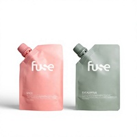 Emballage liquide recyclable en LDPE de qualité alimentaire, écologique, avec bec verseur, impression offset, taille personnalisée, pour soins de la peau, mascara, rouge à lèvres
