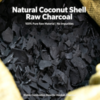 Charbon à chicha à base de coquilles de noix de coco, charbon à narguilé, haute pureté, sans odeur, améliore la saveur, charbon à chicha