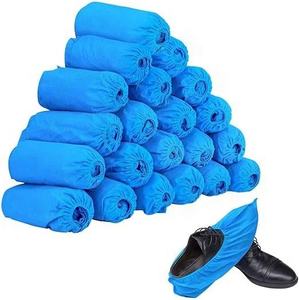 Factory Wholesale Clean Room Non-woven Fabric Antislip Dustproof <b>Shoe</b> <b>Covers</b> Elastic Household Disposable <b>Shoe</b> <b>Covers</b> - Product Image 1