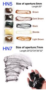 <span class=keywords><strong>Filet</strong></span> à cheveux <span class=keywords><strong>Invisible</strong></span> de couleur Blonde noire, ouverture élastique de 5mm 20 pouces, <span class=keywords><strong>filet</strong></span> à cheveux en maille pour perruque, <span class=keywords><strong>filet</strong></span> à cheveux de danse pour petits pains filets à cheveux en Nylon - Product Image 5