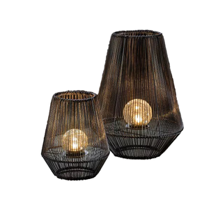 Farol Solar de Bambú Hecho a Mano, Decoración para el Hogar, Adorno Colgante para Exteriores, para Patio y Jardín - Product Image 3