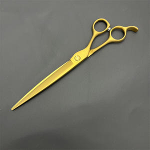 Tijeras doradas de 7 pulgadas para peluquería canina, tijeras de belleza profesionales de acero inoxidable 440C - Product Image 2