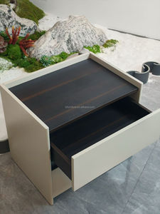 Cost Effective Queen Hotel Bed Wood Integrated <b>Wall</b> <b>Panel</b> Upholstered <b>Headboard</b> For Economy Hotel Homestay Guest Room Furniture - Product Image 4
