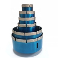 Nouveau design M14 foret diamant brasé ensemble de scie cloche noire foret pour granit marbre carreaux de céramique verre