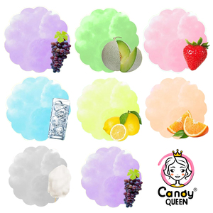 Barbe à Papa Japonaise en Vrac, Saveur Crème, Halal, Guimauves Arc-en-Ciel aux Fruits en Gros - Product Image 2