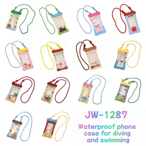JW-1287 กระเป๋ากันน้ำลายการ์ตูนที่ใช้งานร่วมกับหน้าจอสัมผัสได้, ชุดดำน้ำน่ารัก, ถุงซีลกันน้ำแบบใสสำหรับว่ายน้ำ - Product Image 6