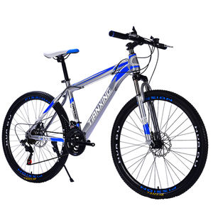 <span class=keywords><strong>Bicicleta</strong></span> de Montaña de 24 y 26 pulgadas, bici de <span class=keywords><strong>Cross</strong></span> Country, alta velocidad, 21 velocidades, negra, roja, normal, blanca, azul, OEM, Bola de carbono - Product Image 2