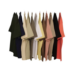 T-shirt surdimensionné lourd avec logo personnalisé en gros OEM t-shirt en coton vêtements pour hommes t-shirt uni - Product Image 1