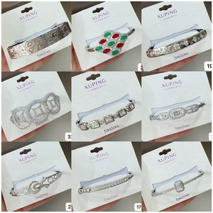 250224 Bracciale XUPING Gioielli all'ingrosso Cina Bracciale in rame da donna placcato oro 14K Gioielli alla moda - Product Image 5