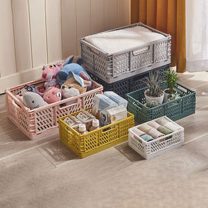 Cestas de Almacenamiento Plegables Multiusos, Transpirables y Ventiladas, de PP Ecológico, para Cocina, Baño y Armario, Prácticas y Portátiles - Product Image 3