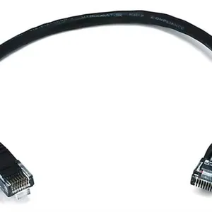 Câble de raccordement Ethernet Cat6-Cordon Internet réseau-RJ45, torsadé, 550Mhz, UTP, fil de cuivre nu pur, 24AWG, 1ft, noir