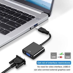 Кабель-адаптер Xput USB <span class=keywords><strong>VGA</strong></span>, переходник «штырь-гнездо» с USB 3,0 на <span class=keywords><strong>VGA</strong></span> - Product Image 2